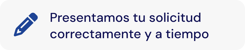 presentamos tu solicitud